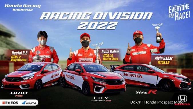 Honda Racing Indonesia Umumkan Komposisi Pembalap Baru Kejuaraan Touring dan Slalom