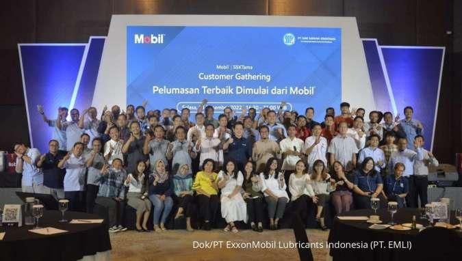 PT ExxonMobil Lubricants Indonesia dan Distributor Resmi Provinsi Banten Sambut Optimis 2023